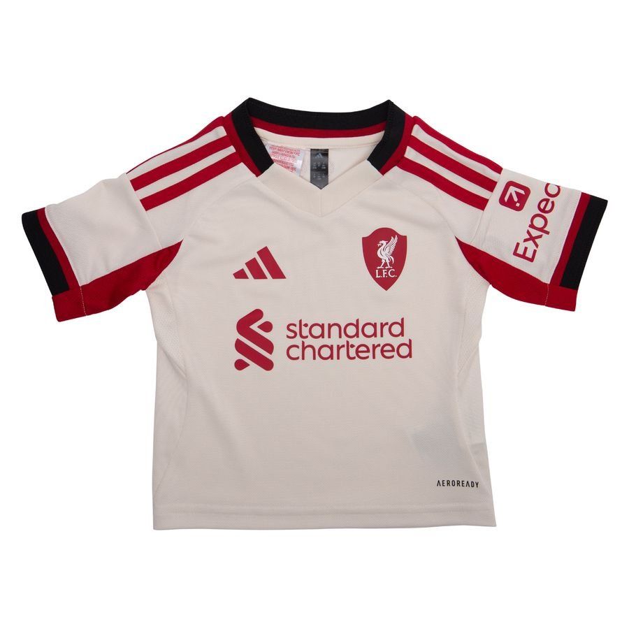 Liverpool Away Shirt 2025/26 Mini-Kit Kids-SoccerKits Hub | Buy Soccer Jerseys Online